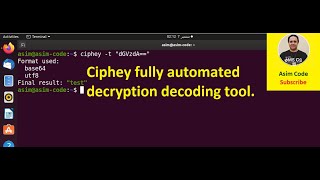 Ciphey fully automated decryption decoding tool