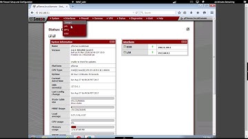 pfSense Firewall  - Configuring Web GUI