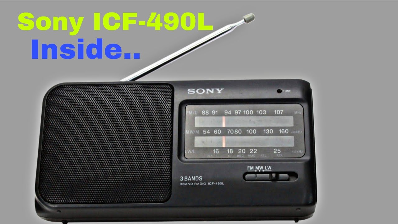 SONY ICF-490L Inside view - YouTube