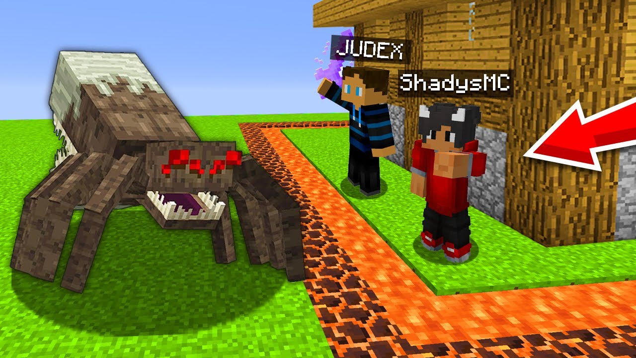 Mutant Edderkop vs SIKRESTE HUS I Minecraft!