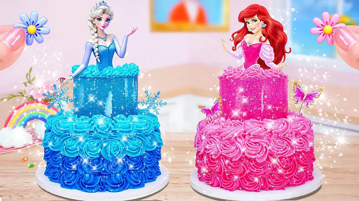 Beautiful Princess Cake Recipe 💗🌈 Top Miniature Princess Cake Decorating Ideas ✨ Yummy Little Cakes