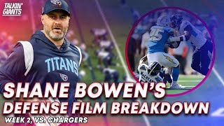 Shane Bowen All-22 Titans Stream (Chargers Game)