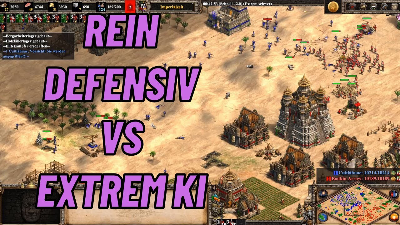 Scouten & Reagieren: Defensiver Spielstil vs Extrem KI | Age of Empires