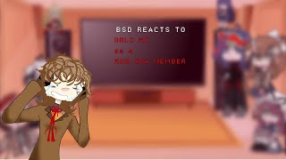 BSD Reacts To M!Y/N As...// WIP/Discontinued // BSD x DDLC // OOC +the absolute the worst video ever