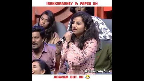 Shivangi fun in neeya Naana show 😘😘