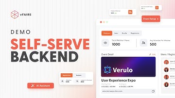 Setup Events in MINUTES Not Hours with vFairs Self-Serve Backend