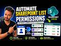 Automate SharePoint List Permissions with Power Automate