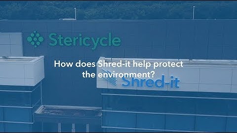 How does Shred-it help you protect the environment?
