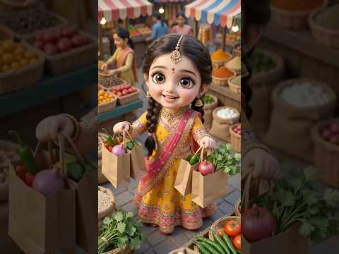 Miniature Doll Girl Makes Chicken Biryani 🍗😍 | Market Se Kitchen Tak | Tiny Cooking ASMR by Kidz AI studio