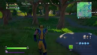 Pretending to be Wolverine in Fortnite