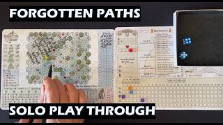Forgotten Paths solo play through PNP board game
