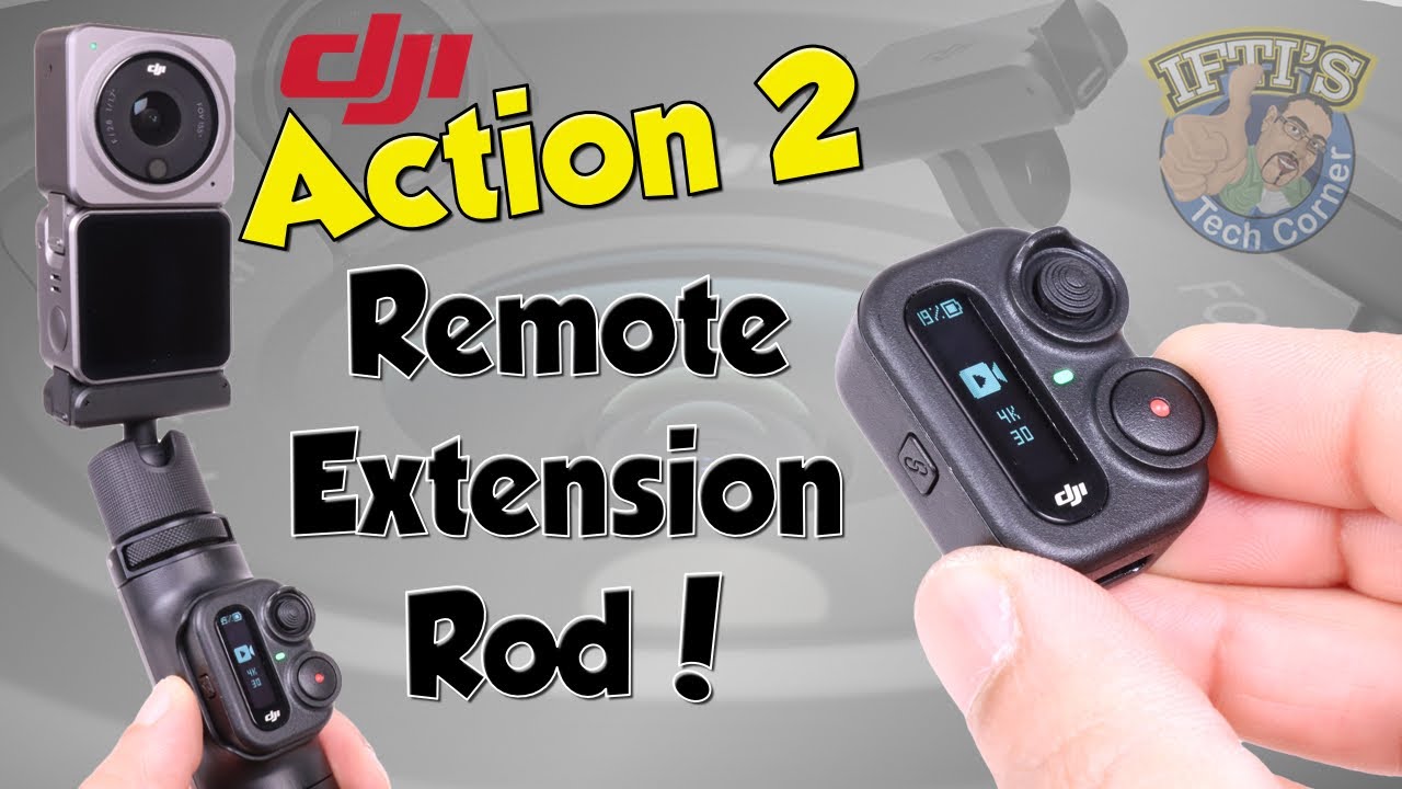 DJI Action 2 3-in-1 Selfie Stick/Mini-Tripod/Remote Control by DJI at B&C  Camera