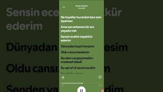 Amo988 - Yandım Gönlüm ( lyrics + speed up ) #aboneol #spotify #keşfet