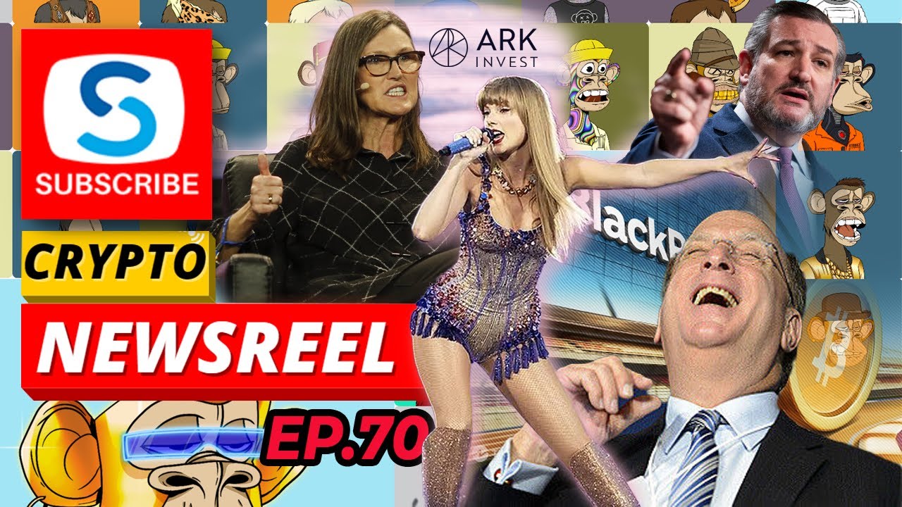 TRASTRA Newsreel Ep. 70 - BLACKROCK CEO INTERVIEW, TAYLOR SWIFT LIED, BTC  HOLDING STEADY AT $30,200