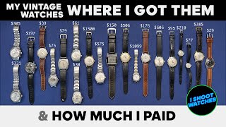 Vintage Watch Prices  Seiko, IWC, Patek Philippe, Omega, Rolex and More