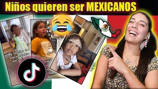 Niños que quieren ser mexicanos y resaltan su musica, su comida y su cultura, mexicanos nacemos..