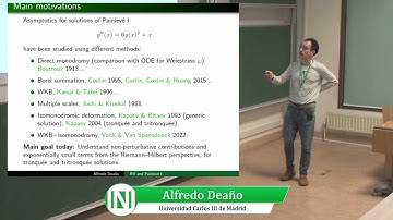 AR2W02 | Dr. Alfredo Deaño | The Riemann-Hilbert approach to exponentially small asymptotics in...