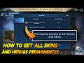 HOW TO GET ALL 400 SKINS AND 102 HEROES PERMANENTLY | 2020 LUCKY STAR EVENT | MOBILE LEGENDS |-