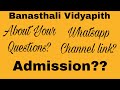 Admission in Banasthali Vidyapith || Girls College ||