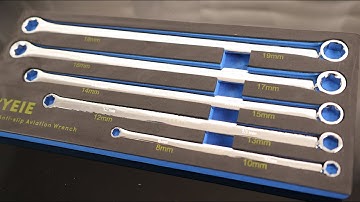 YIYEIE 5 Piece Extra Long Box End Wrench Set