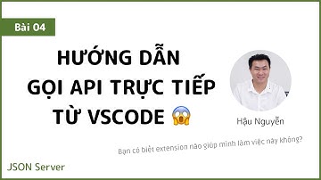 JSON Server 04 - Gọi API trực tiếp trong VSCode với Rest Client extension 😱