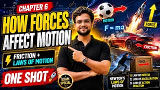 🔥 How Forces Affect Motion? | Class 9 Science Chapter 6 One Shot 🚀 | New NCERT #class9science