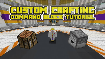 NEW! Custom Crafting - Bedrock Command Tutorial