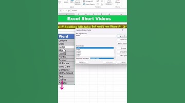 Spelling Checker in Excel Hidden Tool You Must Use
