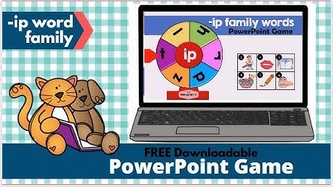 FREE PowerPoint Game │ -ip Word Family │ CVC Reading Practice