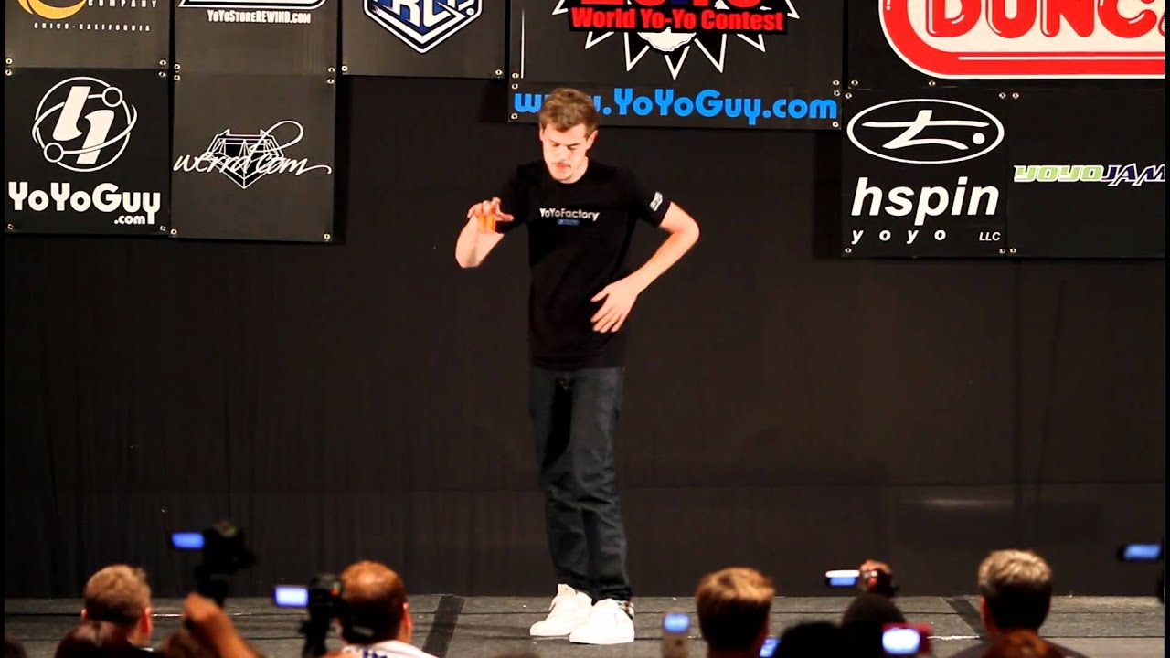 YoYoFactory Presents: Jensen Kimmett, 2010 World Yoyo Contest 1A 1st Place - Jensen Kimmitt performing yoyo tricks during the 2010 World YoYo Contest (which he wins).