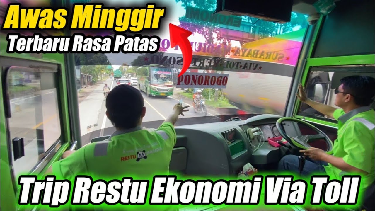 RESTU PANDA EKONOMI‼️ JAM MEPET MOSAK-MASIK TRIP RESTU EKONOMI VIA TOL TERBARU🔥👍.