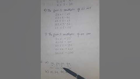 Class 4 MATHEMATICS Chapter 6 Factors and Multiples Exercise 6B and 6C