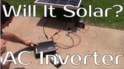 Will It Solar? - AC Power Inverter