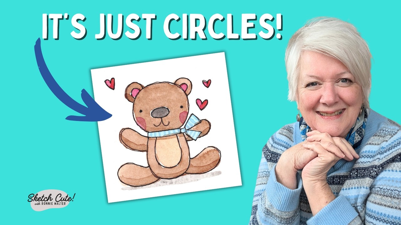 Милые зарисовки, выполненные кругами в стиле Sketch Cute!