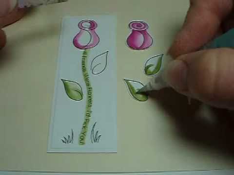 Tombow Tulip/Rose Bud Tutorial