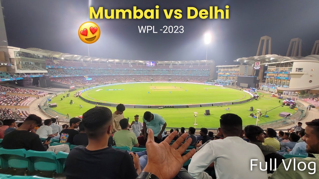 DY PATIL STADIUM, NAVI MUMBAI | WPL-2023 | Full Paisa Vasul Match 🔥Mumbai Indians vs Delhi Capitals