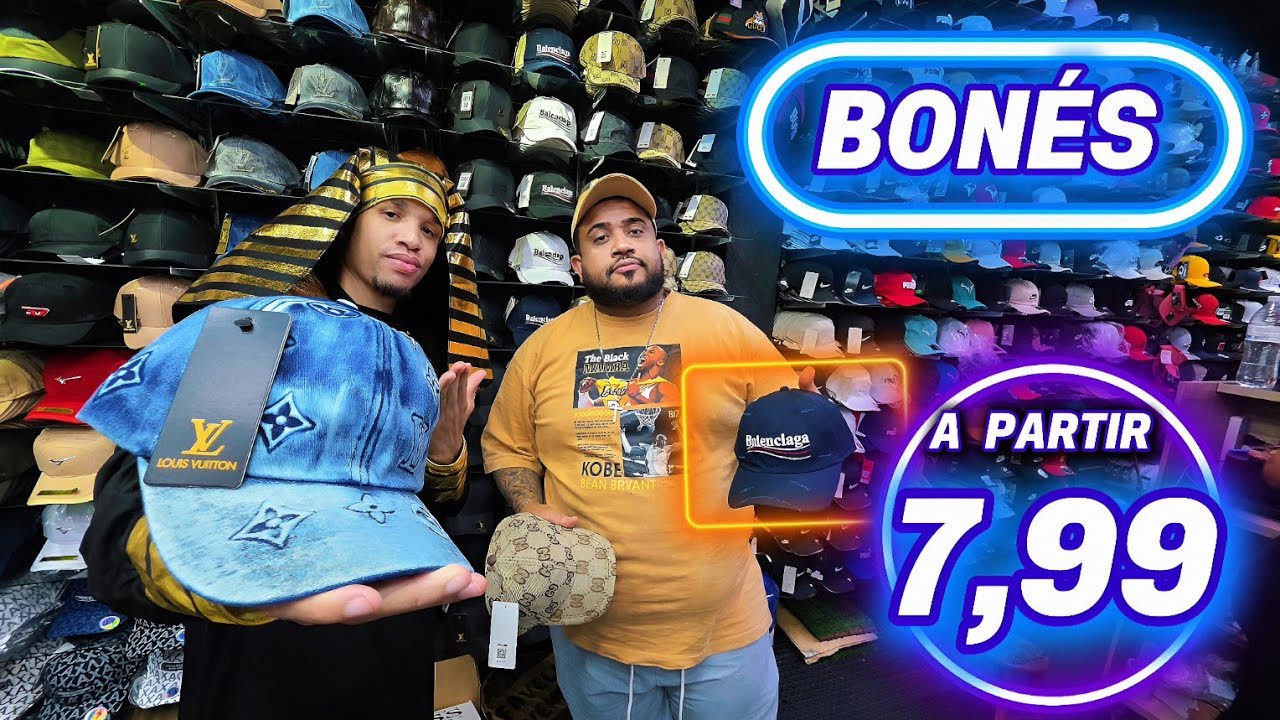 💥 FORNECEDOR PESADO de BONÉS no BRÁS | Modelos Premium, 1° Linha e Originais! Pelo MENOR PREÇO 🔥