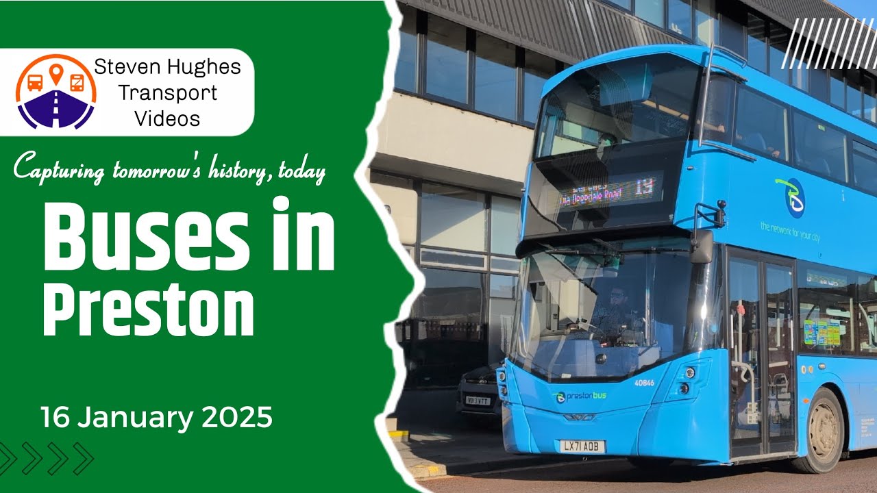 Buses in Preston | Bus Spotting | 16 January 2025