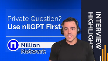 Use ChatGPT For Everyday Requests, nilGPT For Private Requests w/ Nillion ($NIL)