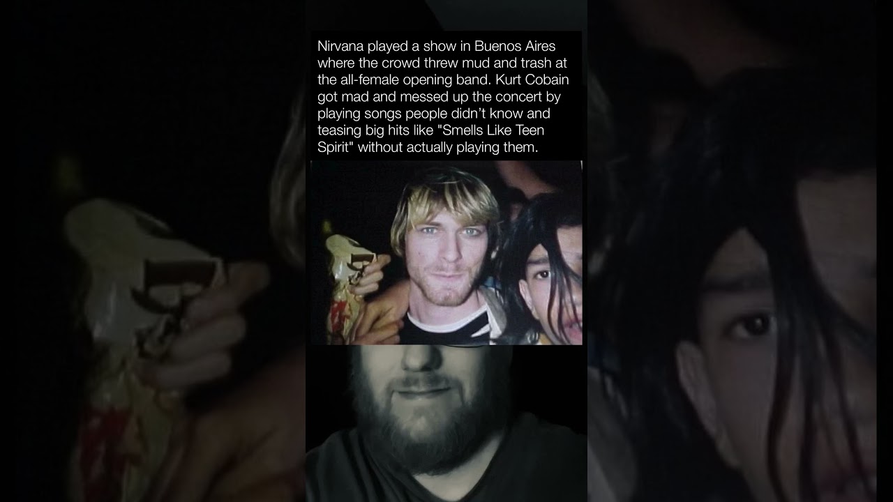 Nirvana fans disrespected the opener, so Kurt Cobain trolled them all night 