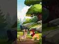 एक गधे ने शेर को चैलेंज किया 😳 | Part 1 | Kahani Hindi | moral story | 2D