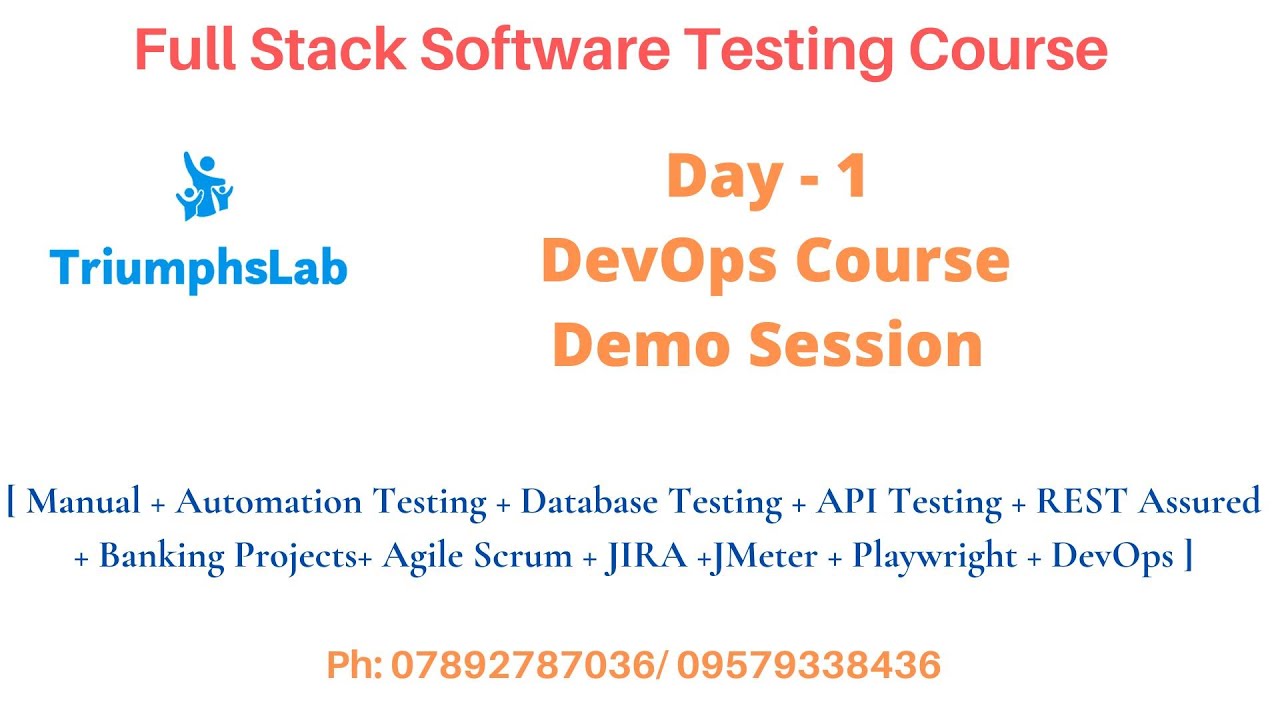 Day 1- DevOps Course- Demo Session - YouTube