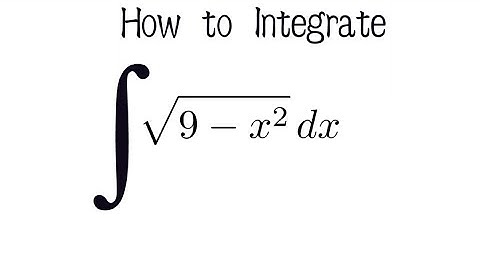 int sqrt(9-x^(2))dx  Integral of sqrt(9-x^(2))dx