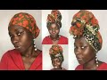 Easy and quick head wrap tutorial