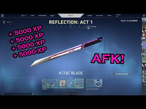 *NEW* UNLIMITED AFK XP FARM IN VALORANT! (5K+ XP PER HOUR AFK!)