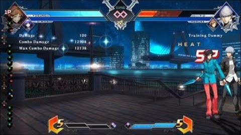 BBTAG (OLD version): Orie + Yosuke cross combo #1 (dp punish)