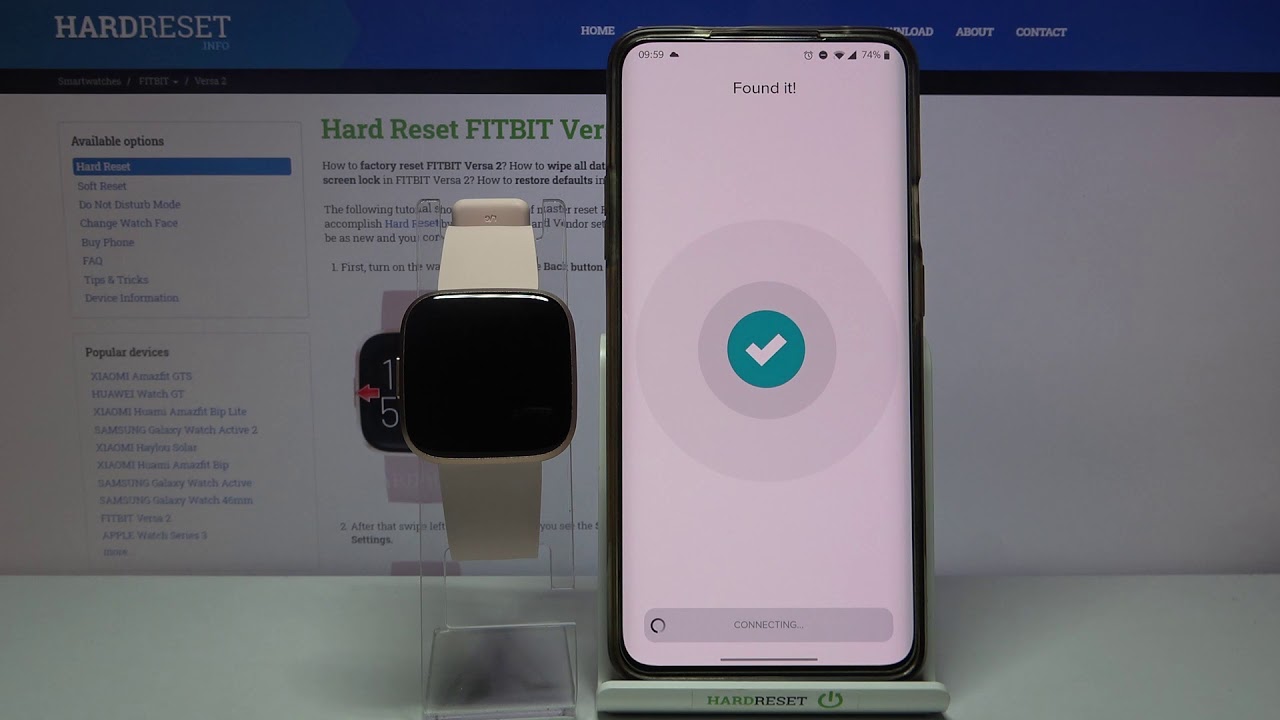 bede Skat dråbe How to Pair FITBIT Versa 2 – Connect with Smartphone / Set Up Fitbit -  YouTube