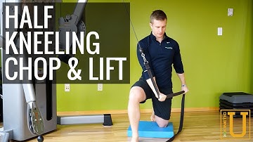 How To Do The Half Kneeling Chop & Lift - Kinetic Sports Rehab