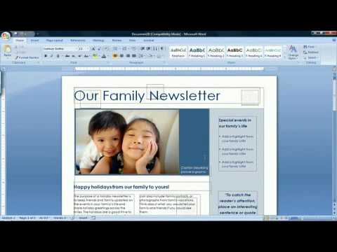 Family Newsletter Template Word from i.ytimg.com