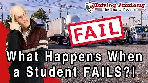 How it Feels to FAIL a CDL Student on Their Road Test! - Driving Academy